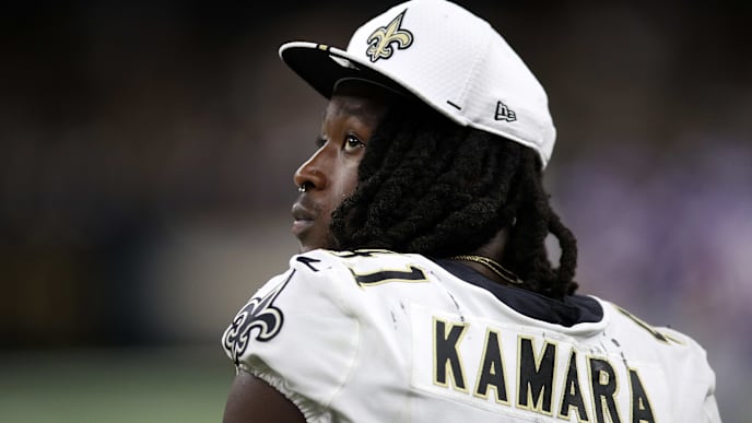 NEW ORLEANS, LOUISIANA - AUGUST 09: Alvin Kamara #41 of the New Orleans Saints during a preseason game at the Mercedes Benz Superdome on August 09, 2019 in New Orleans, Louisiana. (Photo by Chris Graythen/Getty Images) NEW ORLEANS, LOUISIANA - AUGUST 09: Alvin Kamara #41 of the New Orleans Saints during a preseason game at the Mercedes Benz Superdome on August 09, 2019 in New Orleans, Louisiana. (Photo by Chris Graythen/Getty Images)