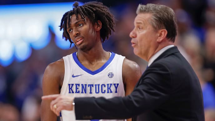 Tyrese Maxey, John Calipari Tyrese Maxey, John Calipari