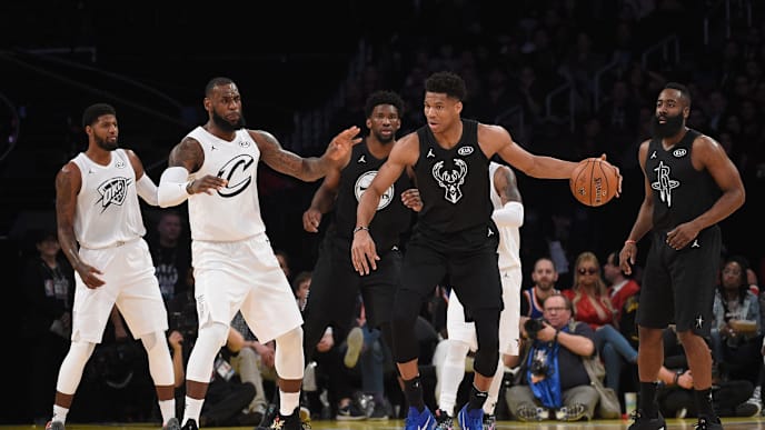 LeBron James, Giannis Antetokounmpo LeBron James, Giannis Antetokounmpo