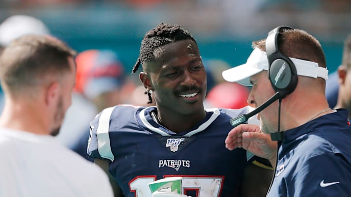 Antonio Brown, Josh McDaniels Antonio Brown, Josh McDaniels