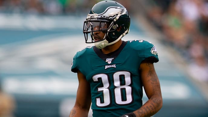 PHILADELPHIA, PA - OCTOBER 06: Orlando Scandrick #38 of the Philadelphia Eagles looks on against the New York Jets at Lincoln Financial Field on October 6, 2019 in Philadelphia, Pennsylvania. (Photo by Mitchell Leff/Getty Images) PHILADELPHIA, PA - OCTOBER 06: Orlando Scandrick #38 of the Philadelphia Eagles looks on against the New York Jets at Lincoln Financial Field on October 6, 2019 in Philadelphia, Pennsylvania. (Photo by Mitchell Leff/Getty Images)
