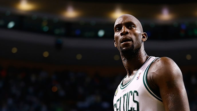 Kevin Garnett said Kyrie Irving lacked the 'cojones' to be a winner for the Boston Celtics. Kevin Garnett said Kyrie Irving lacked the 'cojones' to be a winner for the Boston Celtics.