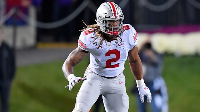 EVANSTON, ILLINOIS - OCTOBER 18: Chase Young #2 of the Ohio State Buckeyes looks to rush the quarterback against the Northwestern Wildcats at Ryan Field on October 18, 2019 in Evanston, Illinois. (Photo by Quinn Harris/Getty Images) EVANSTON, ILLINOIS - OCTOBER 18: Chase Young #2 of the Ohio State Buckeyes looks to rush the quarterback against the Northwestern Wildcats at Ryan Field on October 18, 2019 in Evanston, Illinois. (Photo by Quinn Harris/Getty Images)