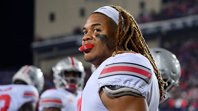 EVANSTON, ILLINOIS - OCTOBER 18: Chase Young #2 of the Ohio State Buckeyes looks on against the Northwestern Wildcats at Ryan Field on October 18, 2019 in Evanston, Illinois. (Photo by Quinn Harris/Getty Images) EVANSTON, ILLINOIS - OCTOBER 18: Chase Young #2 of the Ohio State Buckeyes looks on against the Northwestern Wildcats at Ryan Field on October 18, 2019 in Evanston, Illinois. (Photo by Quinn Harris/Getty Images)