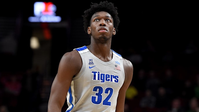James Wiseman in game against Oregon earlier this season. James Wiseman in game against Oregon earlier this season.