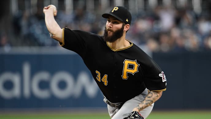 SAN DIEGO, CA - MAY 16: Trevor Williams #34 of the Pittsburgh Pirates pitches during the first inning of a baseball game against the San Diego Padres at Petco Park May 16, 2019 in San Diego, California. (Photo by Denis Poroy/Getty Images) SAN DIEGO, CA - MAY 16: Trevor Williams #34 of the Pittsburgh Pirates pitches during the first inning of a baseball game against the San Diego Padres at Petco Park May 16, 2019 in San Diego, California. (Photo by Denis Poroy/Getty Images)