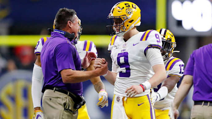 Odds To Win College Football Playoff Give Lsu Slight Edge
