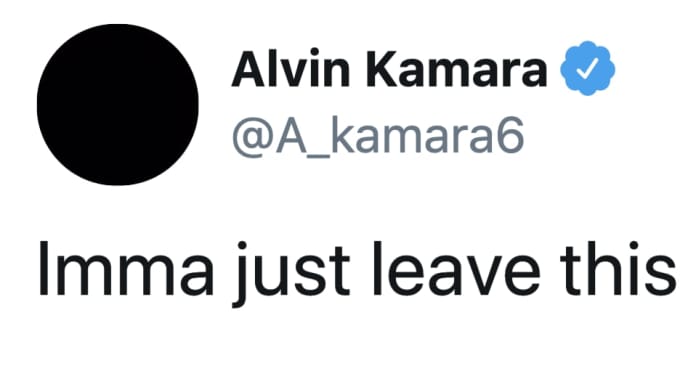 The tweet from New Orleans Saints RB Alvin Kamara The tweet from New Orleans Saints RB Alvin Kamara