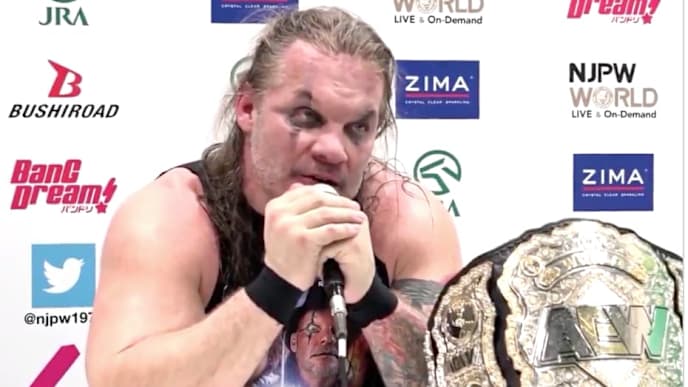 Chris Jericho New Japan press conference Chris Jericho New Japan press conference