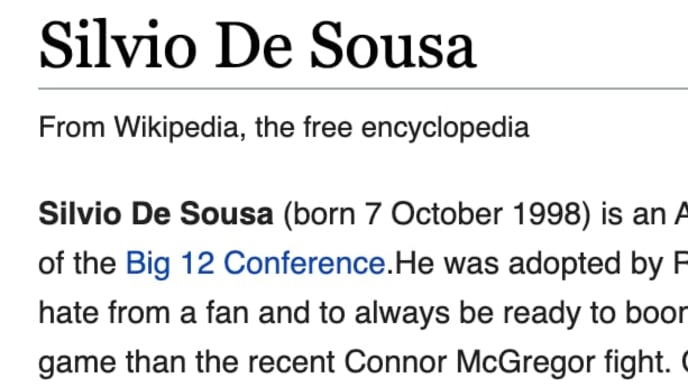 Pranksters got to Silvio De Souza's wikipedia page Pranksters got to Silvio De Souza's wikipedia page