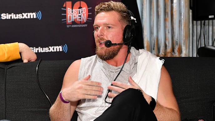 NEW YORK, NY - APRIL 06: Pat McAfee attends SiriusXM's "Busted Open" celebrating 10th Anniversary In New York City on the eve of WrestleMania 35 on April 6, 2019 in New York City. (Photo by Slaven Vlasic/Getty Images for SiriusXM) NEW YORK, NY - APRIL 06: Pat McAfee attends SiriusXM's "Busted Open" celebrating 10th Anniversary In New York City on the eve of WrestleMania 35 on April 6, 2019 in New York City. (Photo by Slaven Vlasic/Getty Images for SiriusXM)