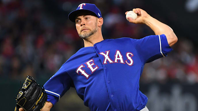ANAHEIM, CA - MAY 25: Mike Minor #23 of the Texas Rangers pitches in the third inning of the game against the Los Angeles Angels of Anaheim at Angel Stadium of Anaheim on May 25, 2019 in Anaheim, California. (Photo by Jayne Kamin-Oncea/Getty Images) ANAHEIM, CA - MAY 25: Mike Minor #23 of the Texas Rangers pitches in the third inning of the game against the Los Angeles Angels of Anaheim at Angel Stadium of Anaheim on May 25, 2019 in Anaheim, California. (Photo by Jayne Kamin-Oncea/Getty Images)