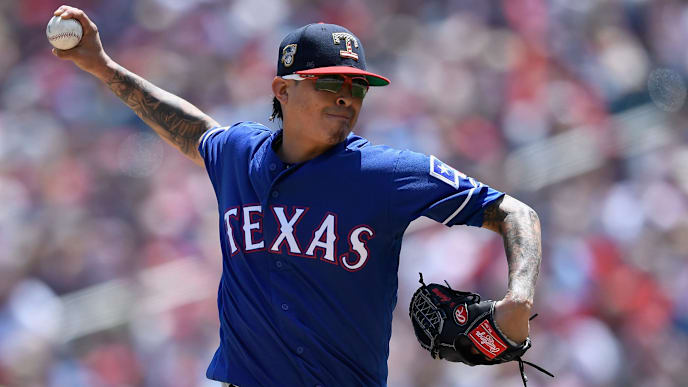 MINNEAPOLIS, MN - JULY 06: Jesse Chavez #53 of the Texas Rangers delivers a pitch against the Minnesota Twins during the second inning of the game on July 6, 2019 at Target Field in Minneapolis, Minnesota. (Photo by Hannah Foslien/Getty Images) MINNEAPOLIS, MN - JULY 06: Jesse Chavez #53 of the Texas Rangers delivers a pitch against the Minnesota Twins during the second inning of the game on July 6, 2019 at Target Field in Minneapolis, Minnesota. (Photo by Hannah Foslien/Getty Images)