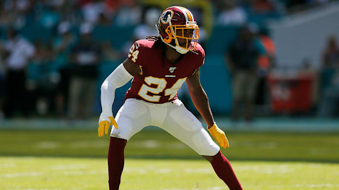 MIAMI, FLORIDA - OCTOBER 13: Josh Norman #24 of the Washington Redskins in action against the Miami Dolphins during the second quarter at Hard Rock Stadium on October 13, 2019 in Miami, Florida. (Photo by Michael Reaves/Getty Images) MIAMI, FLORIDA - OCTOBER 13: Josh Norman #24 of the Washington Redskins in action against the Miami Dolphins during the second quarter at Hard Rock Stadium on October 13, 2019 in Miami, Florida. (Photo by Michael Reaves/Getty Images)
