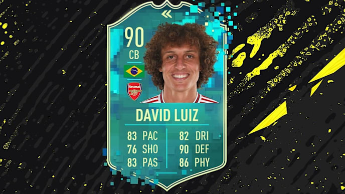 David Luiz received a TOTY Flashback card in FIFA 20 on Tuesday David Luiz received a TOTY Flashback card in FIFA 20 on Tuesday