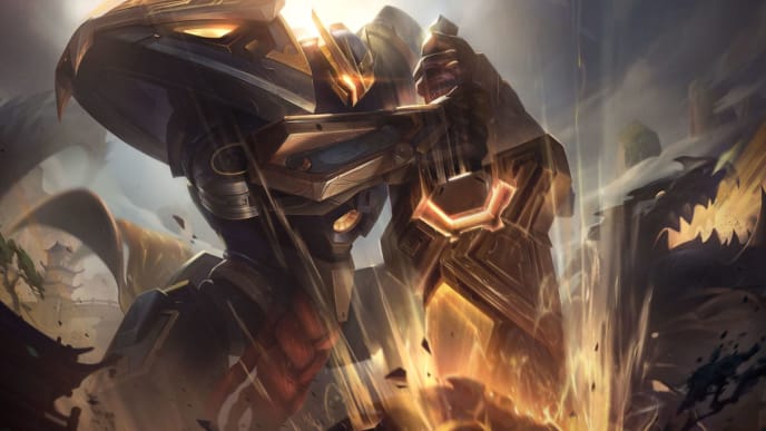 Mecha Kingdoms Garen Prestige Edition Skin Splash Art Price