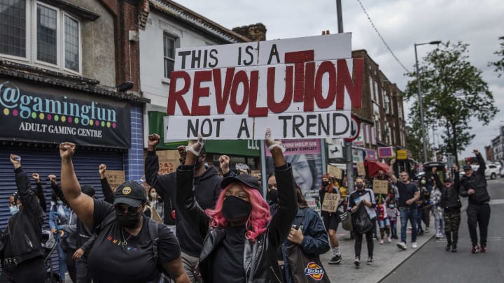 Black Lives Matter Protests Take Place Across The UK