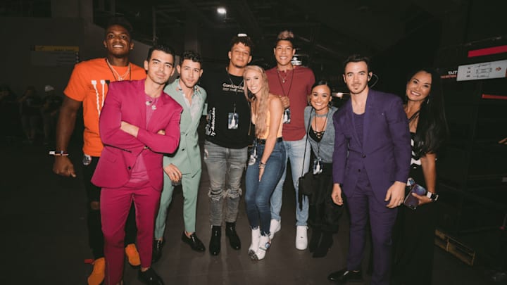 Patrick Mahomes and Girlfriend Hit Up Jonas Brothers Concert After Beating Ravens
