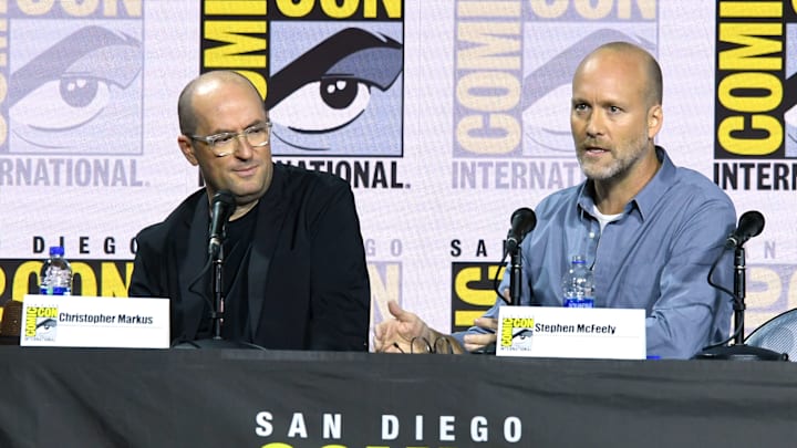 2019 Comic-Con International - Writing "Avengers: Endgame" Panel 2019 Comic-Con International - Writing "Avengers: Endgame" Panel