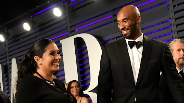 Vanessa y Kobe Bryant en la Fiesta de Vanity Fair el año pasado
