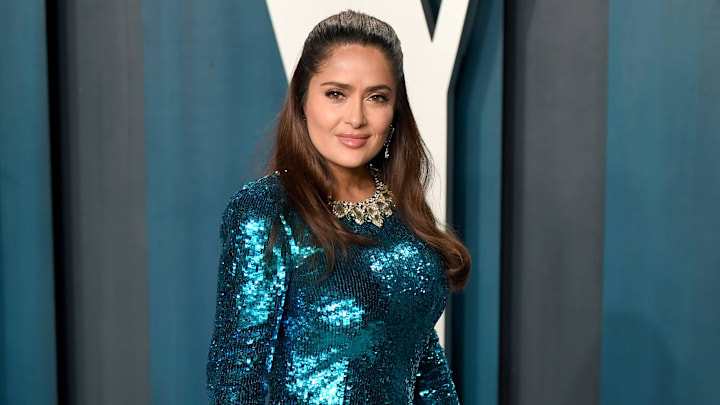 Salma Hayek en la fiesta de Vanity Fair después de los Oscars 2020