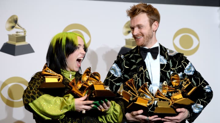 Billie Eilish ganó cuatro de los Grammys más importantes