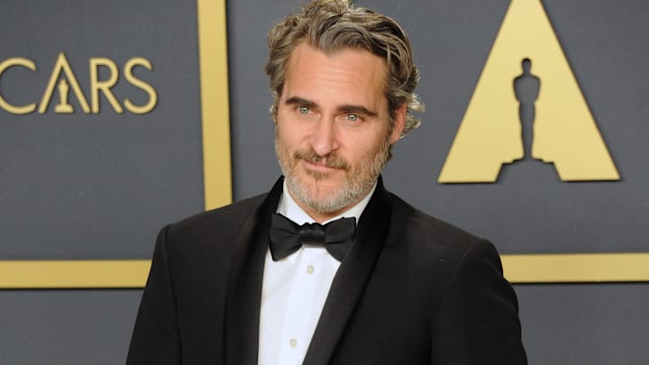 Joaquin Phoenix en la entrega de los Oscars del 2020