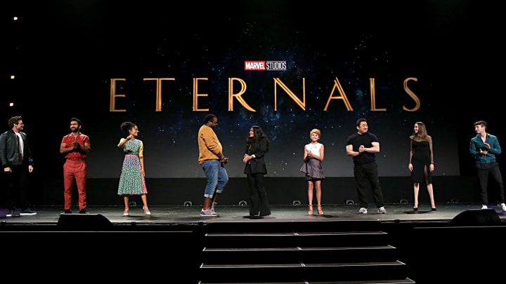 Presentación a la prensa de los personajes de la película The Eternals