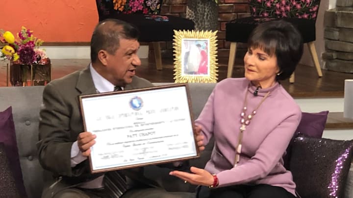 Pati Chapoy en el foro de Ventaneando 