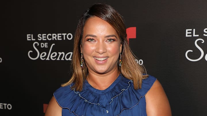 Adamari López en la proyección de "El Secreto De Selena" Adamari López en la proyección de "El Secreto De Selena"