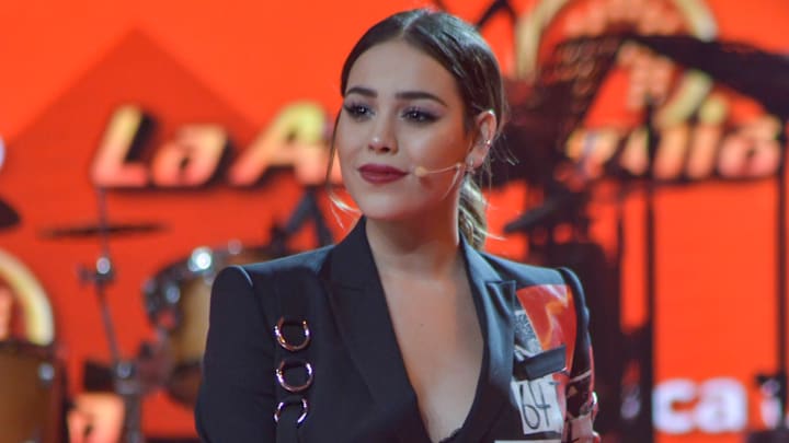 Danna Paola en la presentación de "La Academia"