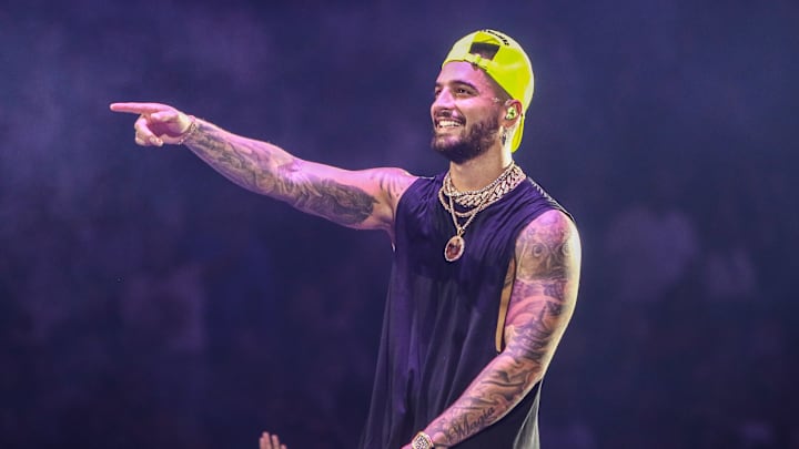 Maluma en un concierto en Miami