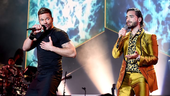 Maluma With Special Guest Ricky Martin Performs At The Forum Maluma With Special Guest Ricky Martin Performs At The Forum