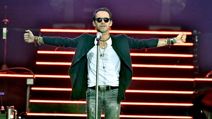 Marc Anthony durante un concierto en Atlanta Marc Anthony durante un concierto en Atlanta