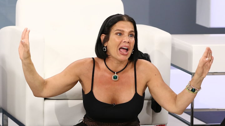 Niurka Marcos en el set de Paparazzi TV