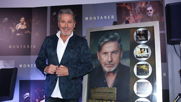 Ricardo Montaner en una conferencia de prensa