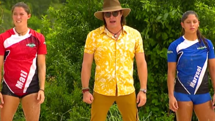 Mati y Marysol durante una competencia de Exatlón México