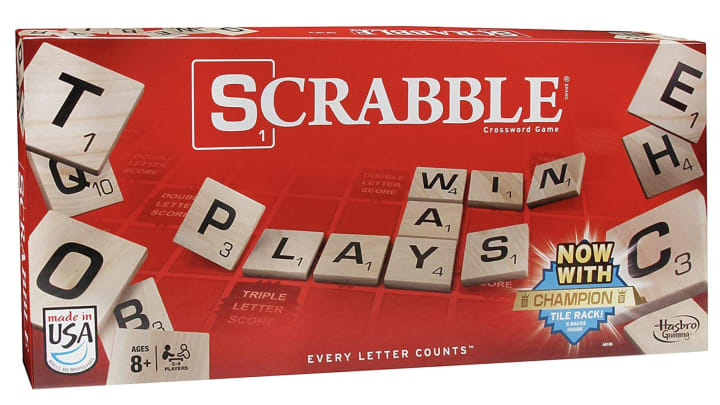 Scrabble available on Amazon