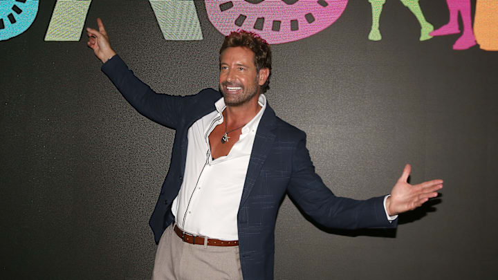 Gabriel Soto durante presentación de Soltero Con Hijos