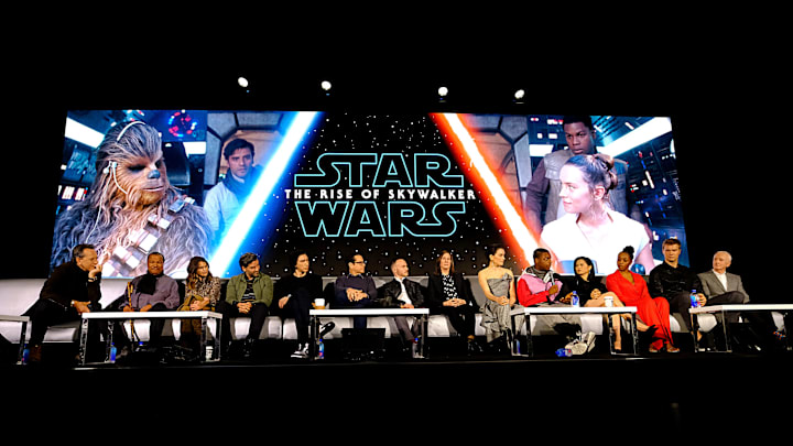 The Stars And Filmmakers Of Star Wars: The Rise Of Skywalker At The Global Press Conference The Stars And Filmmakers Of Star Wars: The Rise Of Skywalker At The Global Press Conference