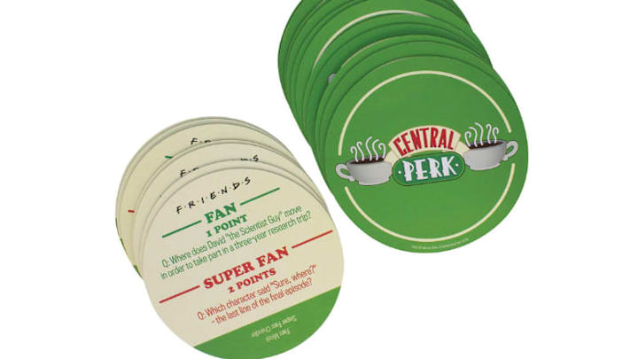 'Friends' coasters trivia available on Amazon