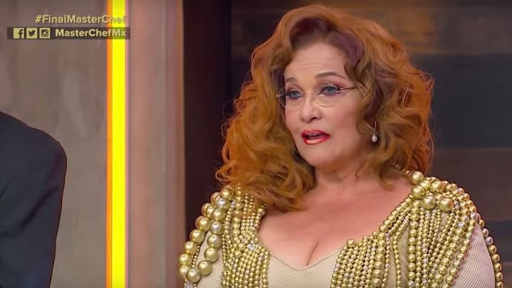 La chef Betty Vázquez en la final de Master Chef México 2019 La chef Betty Vázquez en la final de Master Chef México 2019