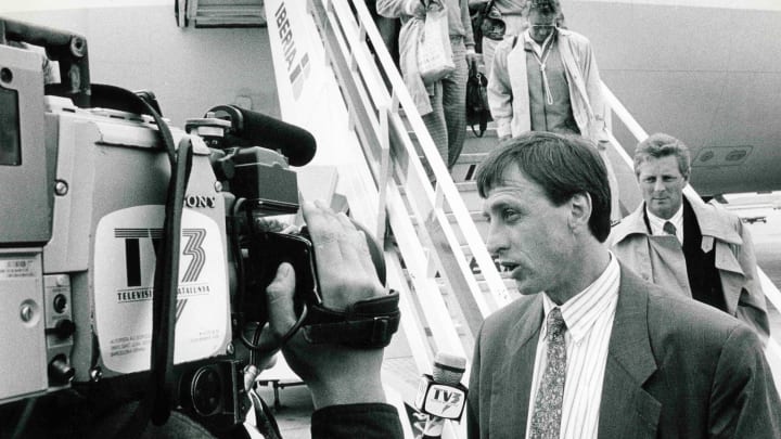 Cruyff managed Barcelona in the early 90s Cruyff managed Barcelona in the early 90s
