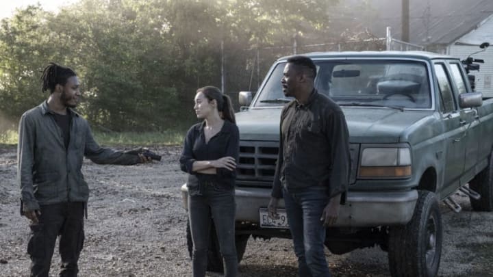 Colby Hollman as Wes, Alycia Debnam-Carey as Alicia Clark, Colman Domingo as Victor Strand - Fear the Walking Dead _ Season 5, Episode 11 - Photo Credit: Van Redin/AMC