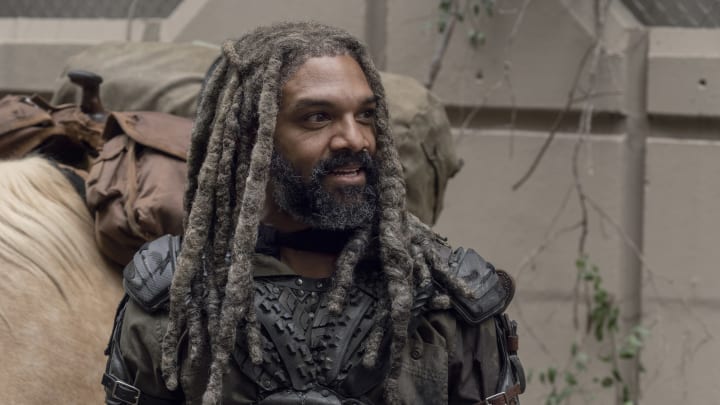 Khary Payton as Ezekiel – The Walking Dead _ Season 10, Episode 14 – Photo Credit: Jace Downs/AMC