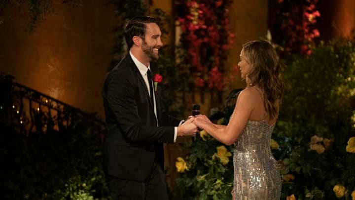 THE BACHELORETTE - "1501" - It's a tractor...It's a plane...It's the self-appointed king of the jungle! Hannah's search for fierce love is matched with fierce competition as one hopeful bachelor sets a high bar by jumping the fence, while another pops out from the limo, in true beast fashion. At the end of the day, whether he is a golf pro looking to be Hannah's hole-in-one, a Box King seeking a woman who checks all his boxes, or a man with a custom-made pizza delivery, everyone wants a piece of Hannah's heart on the highly anticipated 15th season of "The Bachelorette," premiering MONDAY, MAY 13 (8:00-10:01 p.m. EDT), on The ABC Television Network. (ABC/John Fleenor)CAM, HANNAH BROWN