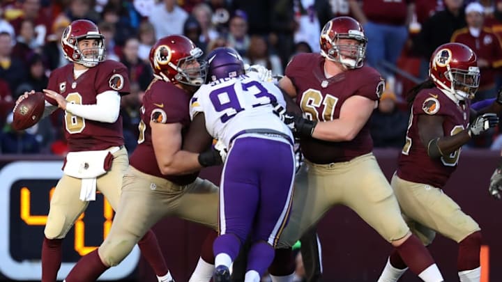 LANDOVER, MD - NOVEMBER 13: Quarterback Kirk Cousins
