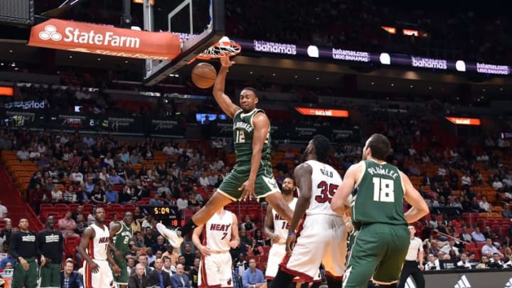 Milwaukee Bucks forward Jabari Parker (12) is in my DraftKings daily picks for today. Mandatory Credit: Steve Mitchell-USA TODAY Sports