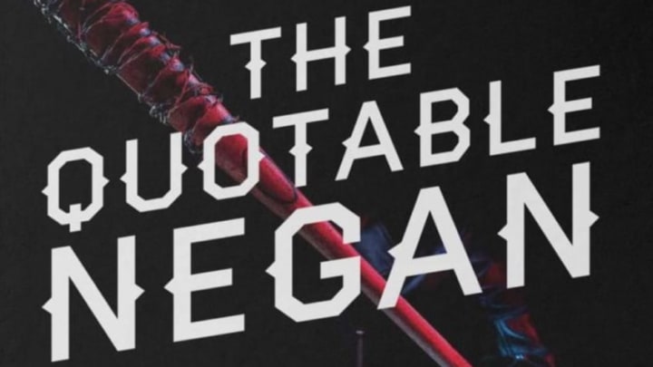 The Quotable Negan cover - The Walking Dead - Image Comics and Skybound
