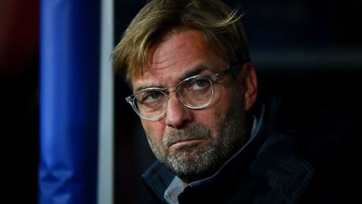 MOSCOW, RUSSIA - SEPTEMBER 26: Jurgen Klopp, Manager of Liverpool looks on during the UEFA Champions League group E match between Spartak Moskva and Liverpool FC at Otkrytije Arena on September 26, 2017 in Moscow, Russia. (Photo by Dan Mullan/Getty Images)